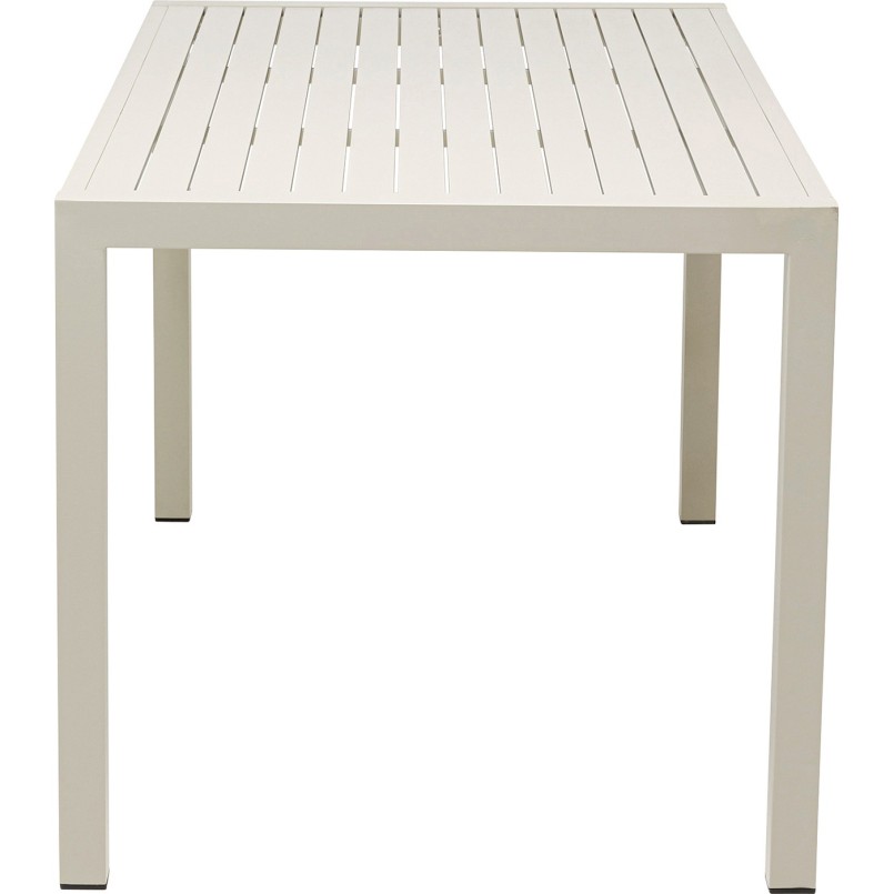 Table de jardin en acier beige - Madagascar - Kare Design