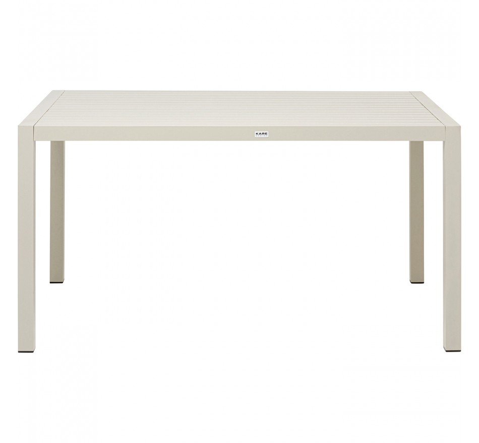 Table de jardin Madagascar 140x80cm grise Kare Design Table de jardin Madagascar 140x80cm grise Kare Design