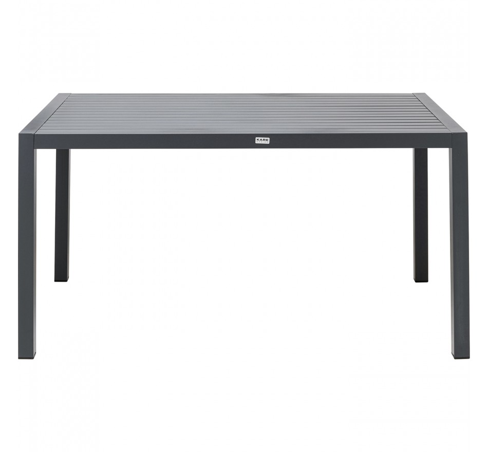 Table de jardin Madagascar 140x80cm noire Kare Design Table de jardin Madagascar 140x80cm noire Kare Design
