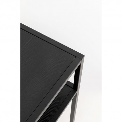 Console Loftie 80x30cm noire Kare Design