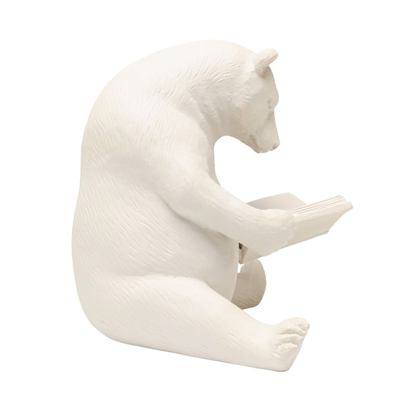 Déco ours lecture beige - Kare Design