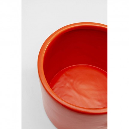 Vase lèvres 12cm orange Kare Design