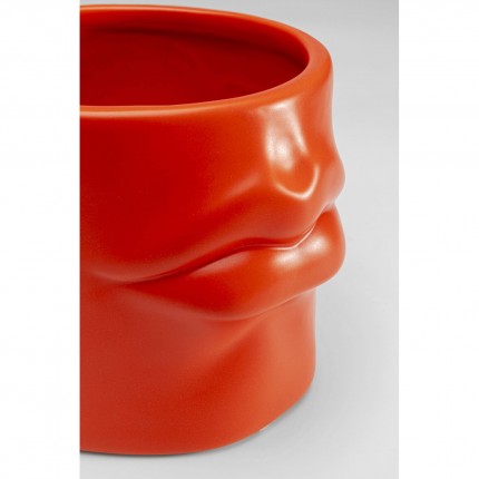 Vase Labbra 12cm orange Kare Design