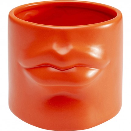 Vase Labbra 12cm orange Kare Design