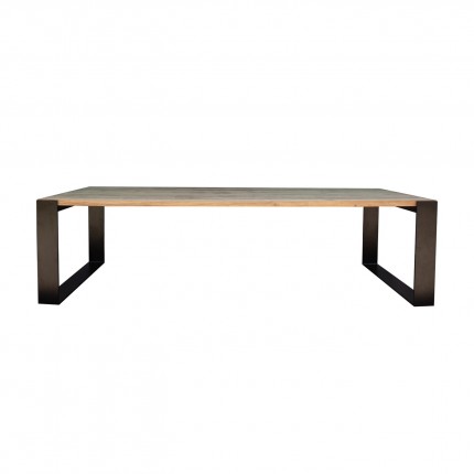 Table de jardin Alice 280x110cm noire Gescova Table de jardin Alice 280x110cm noire Gescova