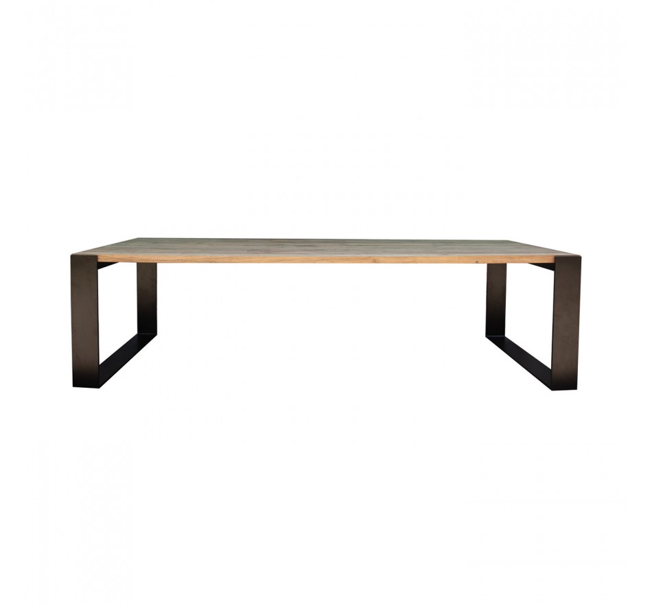 Table de jardin Alice 280x110cm noire Gescova Table de jardin Alice 280x110cm noire Gescova