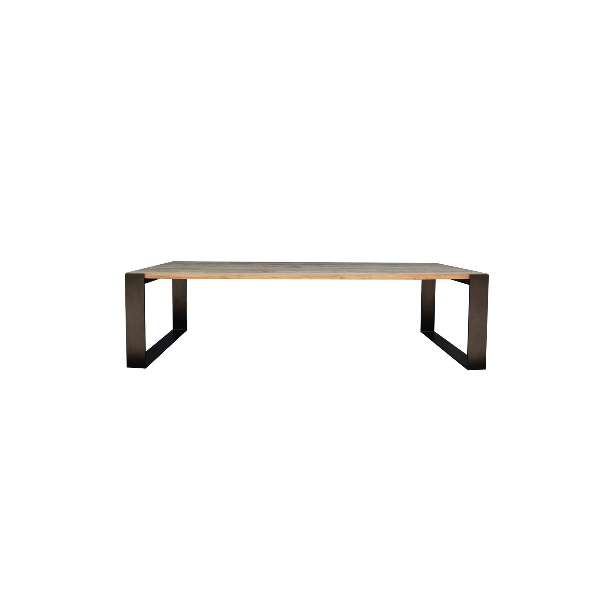 Table de jardin Alice 280x110cm noire Gescova