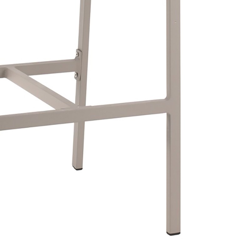 Bar stool Aruba grey teak Gescova