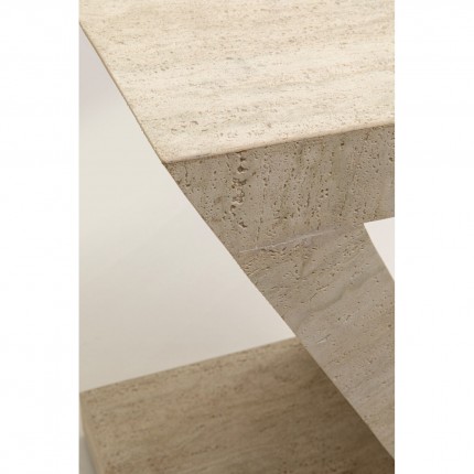 Table d'appoint Travertino Z Kare Design