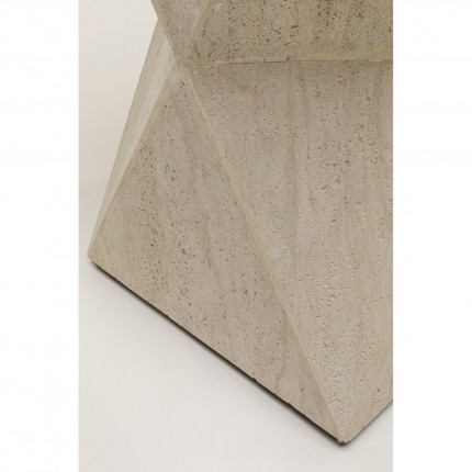 Side Table Travertino Triangle Kare Design