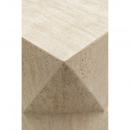 Table d'appoint Travertino Triangle Kare Design