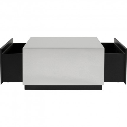 Table basse Luxury 80x60cm argent Kare Design