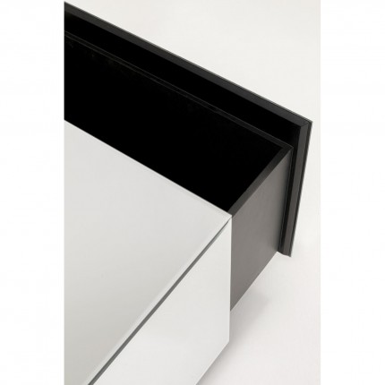 Table basse Luxury 80x60cm argent Kare Design