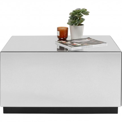 Table basse Luxury 80x60cm argent Kare Design