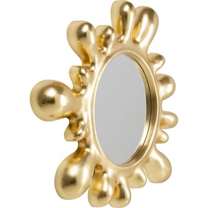 Wall Mirror Giant Drop 122x111cm gold Kare Design