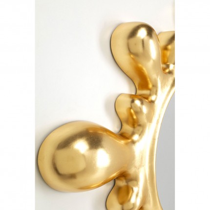 Wall Mirror Giant Drop 122x111cm gold Kare Design