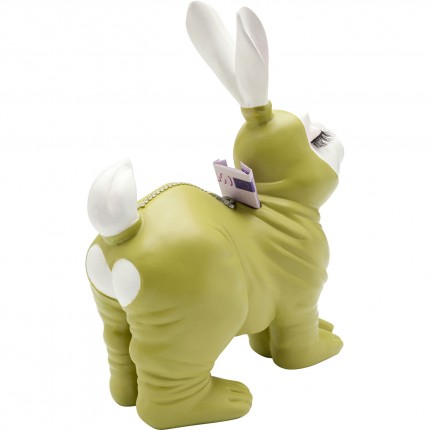 Money Box sexy rabbit green Kare Design
