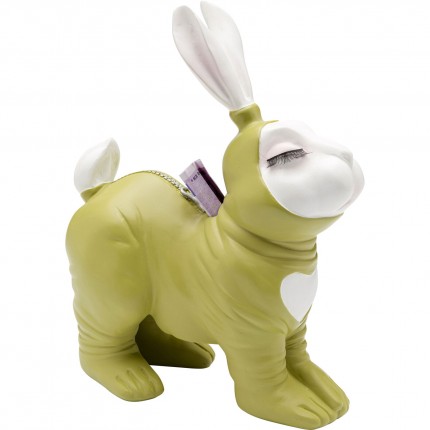 Money Box sexy rabbit green Kare Design