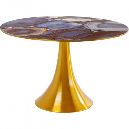 Table Grande Possibilita 120cm effet agate Kare Design