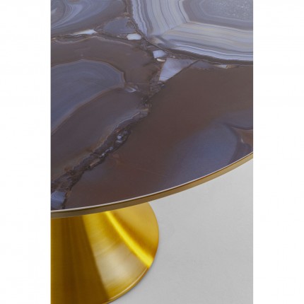 Table Grande Possibilita 120cm effet agate Kare Design