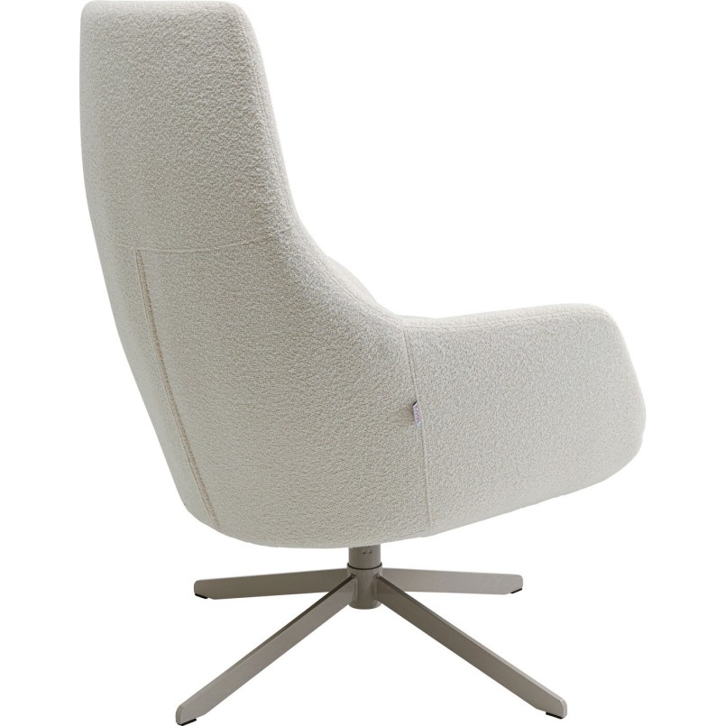 Fauteuil pivotant Mimi crème
