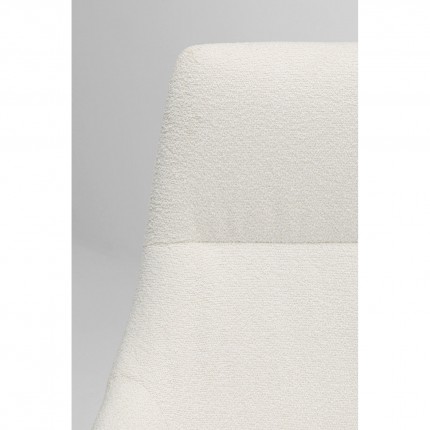 Fauteuil pivotant Mimi crème Kare Design