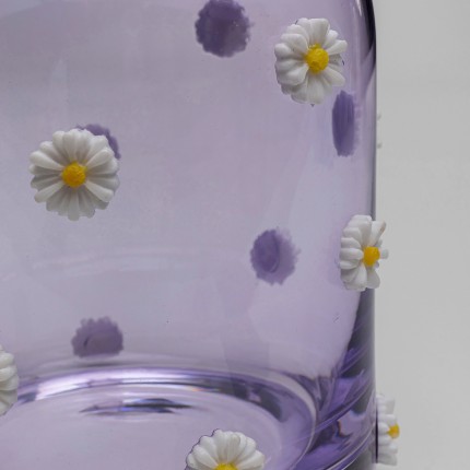 Carafe Party violette fleurs Kare Design