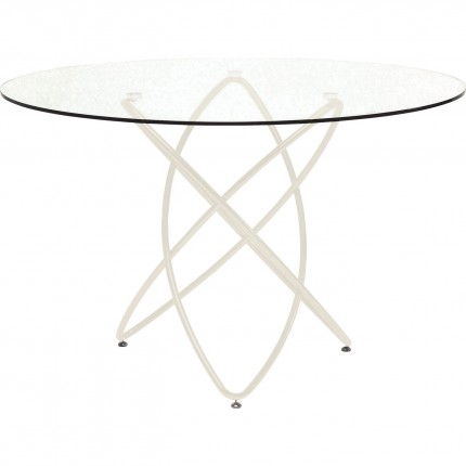 Table Molekular 120cm beige Kare Design