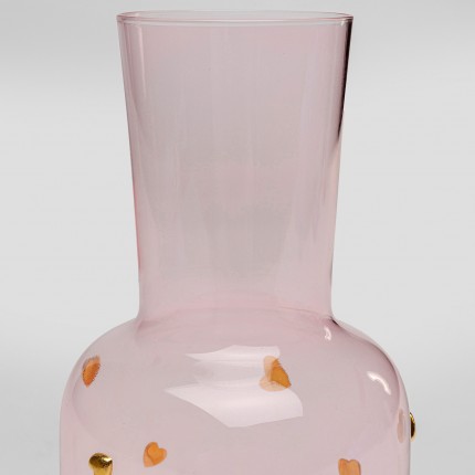 Carafe Party rose coeurs Kare Design