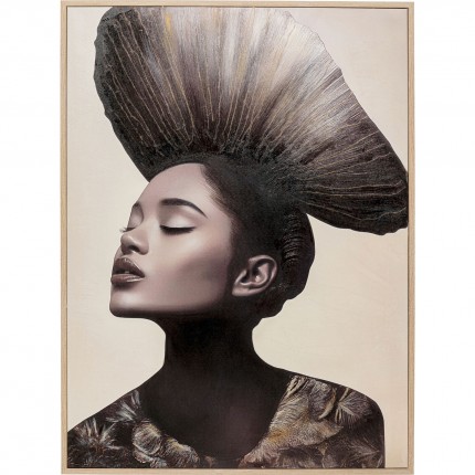Tableau Frame femme aesthetic gauche 90x120cm Kare Design