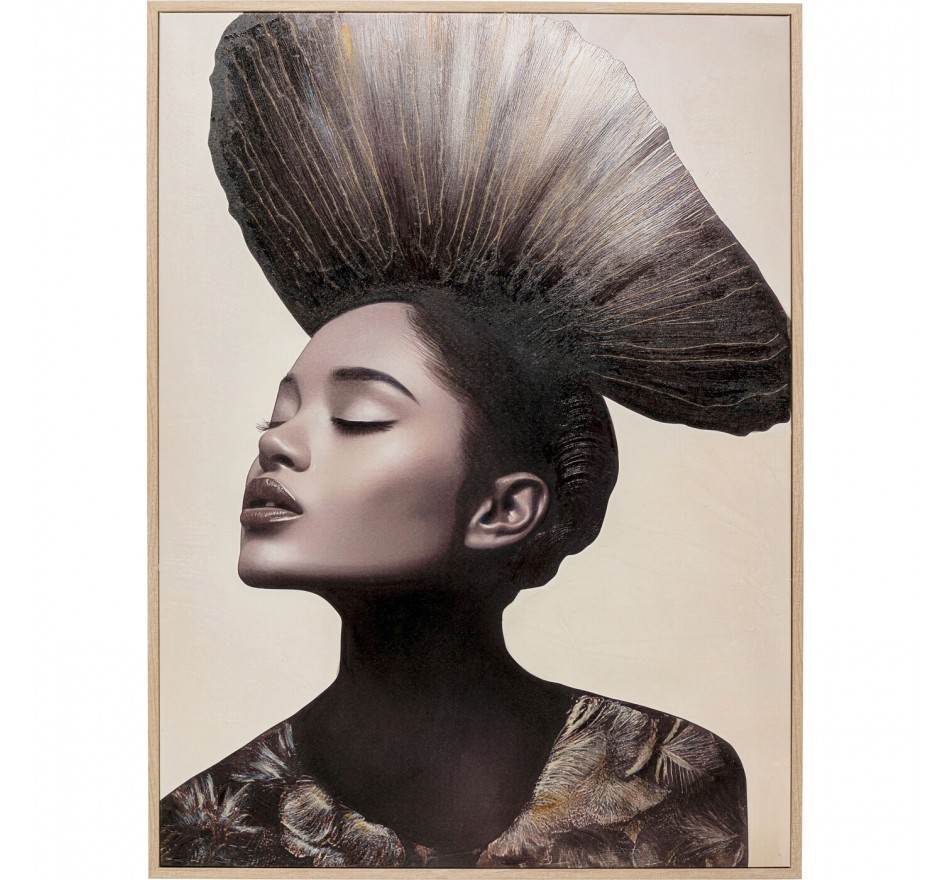 Tableau Frame femme aesthetic gauche 90x120cm Kare Design Tableau Frame femme aesthetic gauche 90x120cm Kare Design