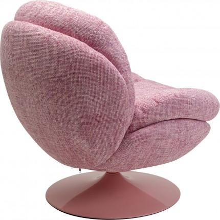 Fauteuil pivotant Cosy rose Kare Design