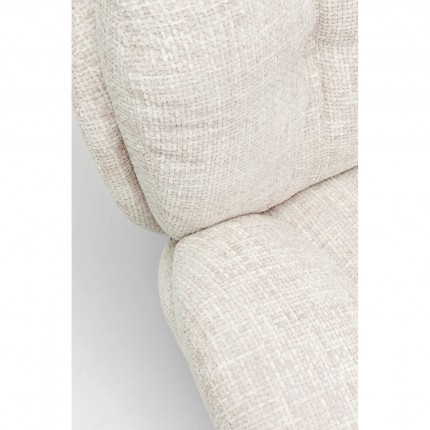 Fauteuil pivotant Cosy beige Kare Design
