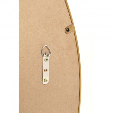 Miroir lèvres dorées 100cm Kare Design