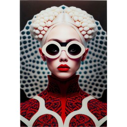 Tableau en verre femme futuriste - Vibe - Kare Design