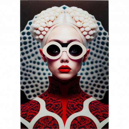 Glass Picture Vibe woman 80x120cm Kare Design
