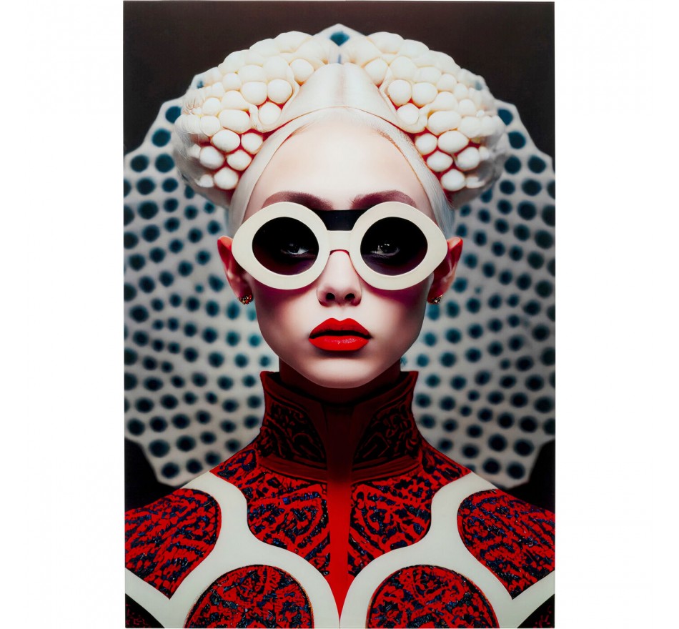 Glass Picture Vibe woman 80x120cm Kare Design Glass Picture Vibe woman 80x120cm Kare Design