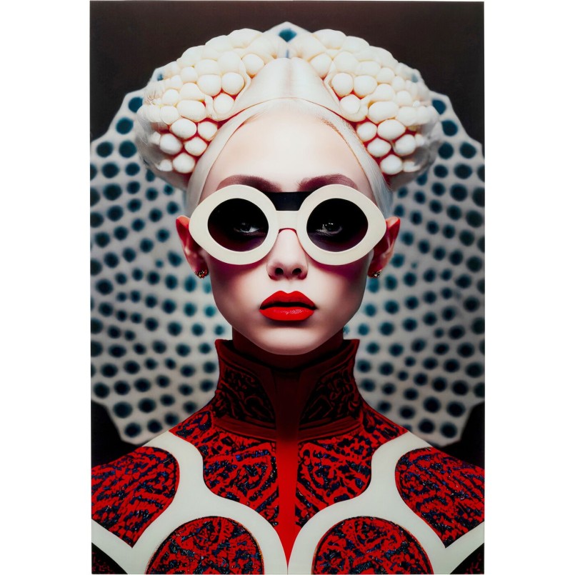 Glass Picture Vibe woman 80x120cm Kare Design