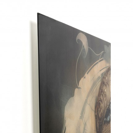 Tableau en verre femme art 100x100cm Kare Design