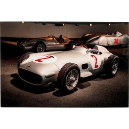 Tableau en verre voitures de courses - Kare Design