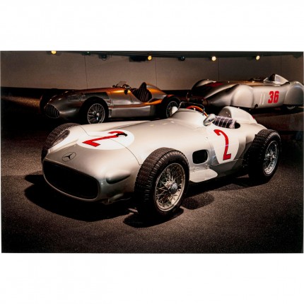 Glass Picture racing cars 120x80cm Kare Design