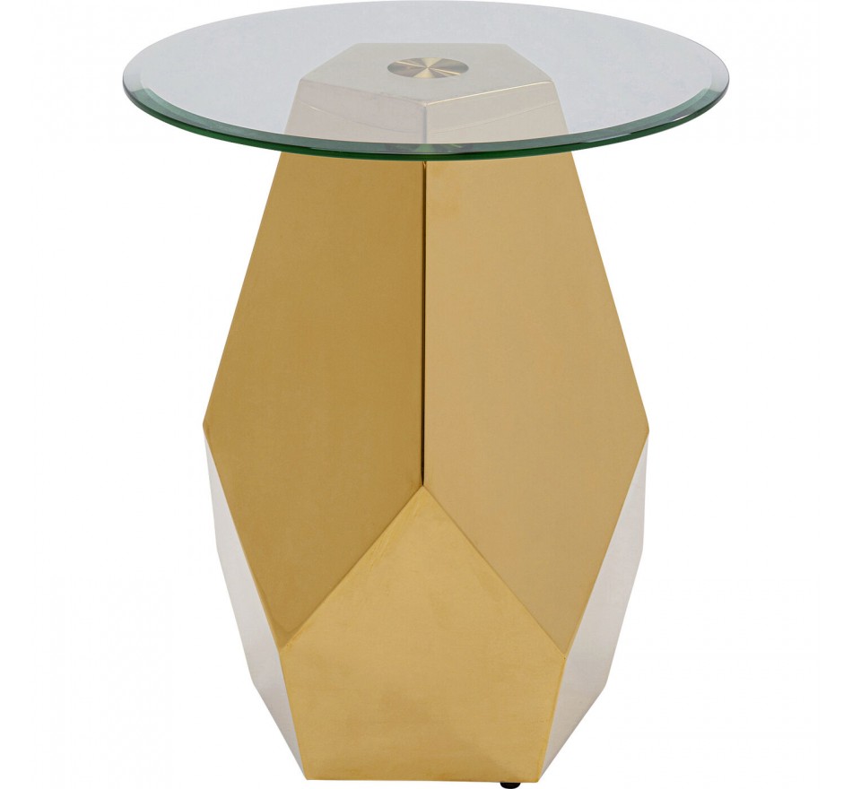 Table d'appoint Ricchezza 45cm dorée Kare Design Table d'appoint Ricchezza 45cm dorée Kare Design