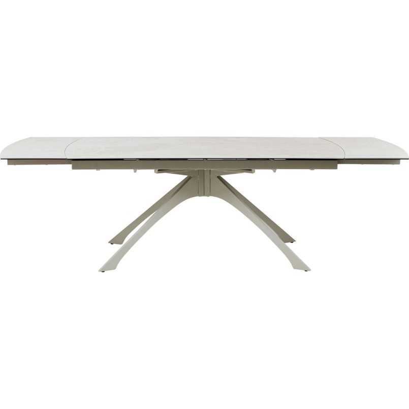 Table à rallonges Lana greige 180(40+40)x90cm