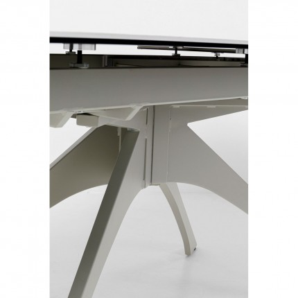 Table à rallonges Lana 260x90cm beige Kare Design