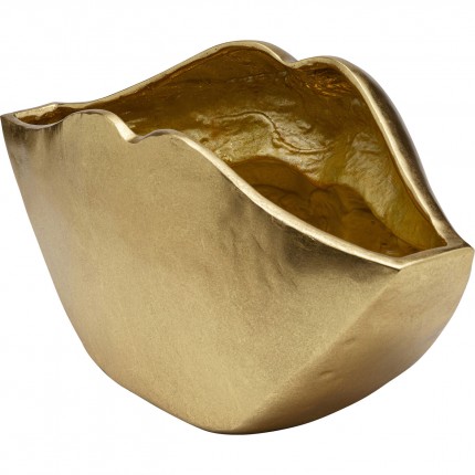 Vase lèvres doré Kare Design
