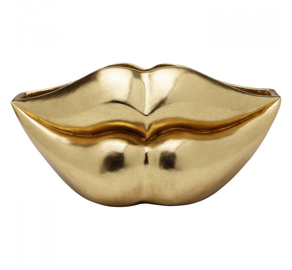Vase lèvres doré Kare Design Vase lèvres doré Kare Design