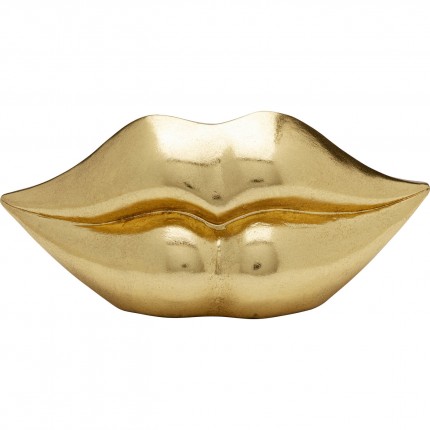 Tirelire lèvres dorées 13cm Kare Design