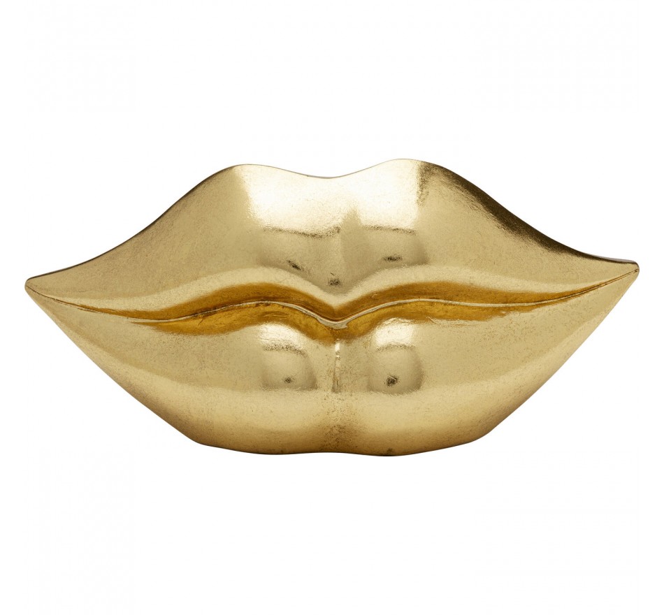 Tirelire lèvres dorées 13cm Kare Design Tirelire lèvres dorées 13cm Kare Design