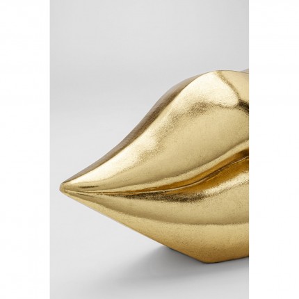 Tirelire lèvres dorées 13cm Kare Design
