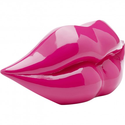 Tirelire lèvres fuchsia 13cm Kare Design